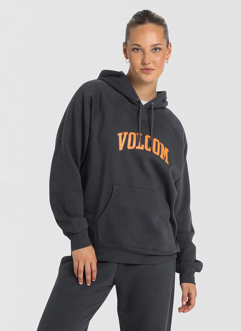 Volcom black hoodie cheap