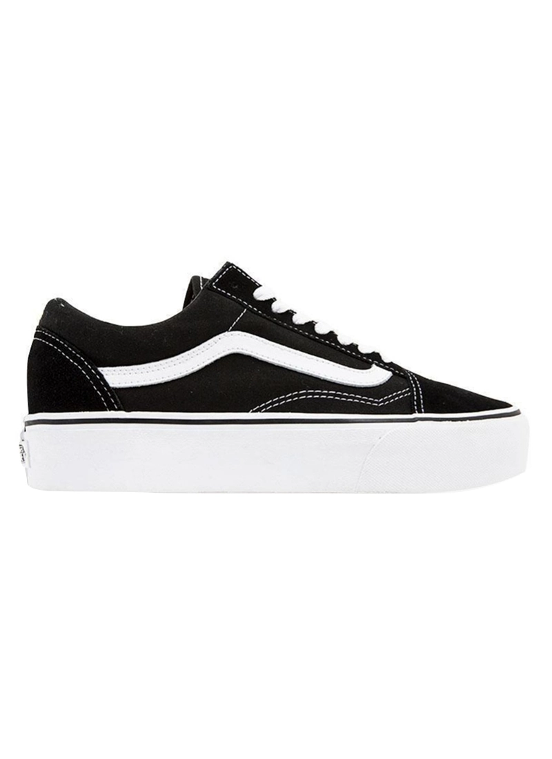 Vans skool Platform Black/White | Buy Online at Mode.co.nz