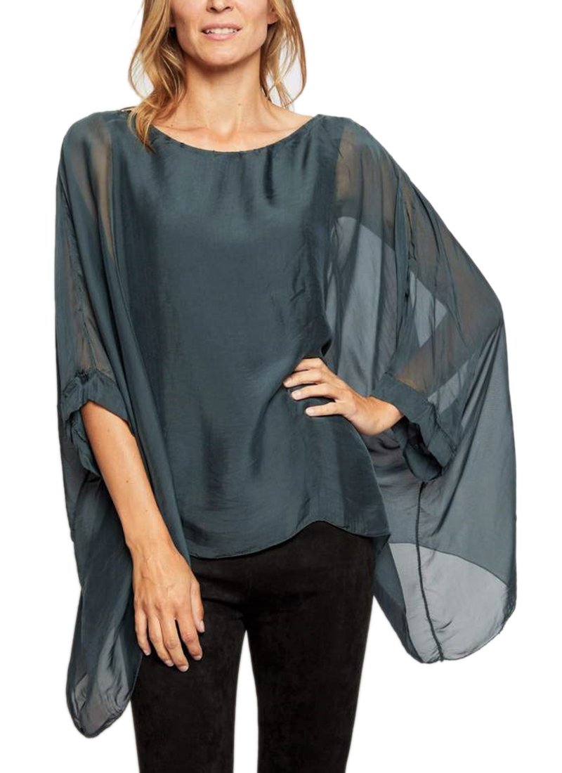 Seta Tela Italian Batwing Silk Tunic Top | Buy Online at Mode.co.nz
