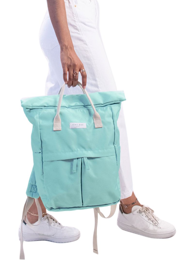 seafoam green backpack