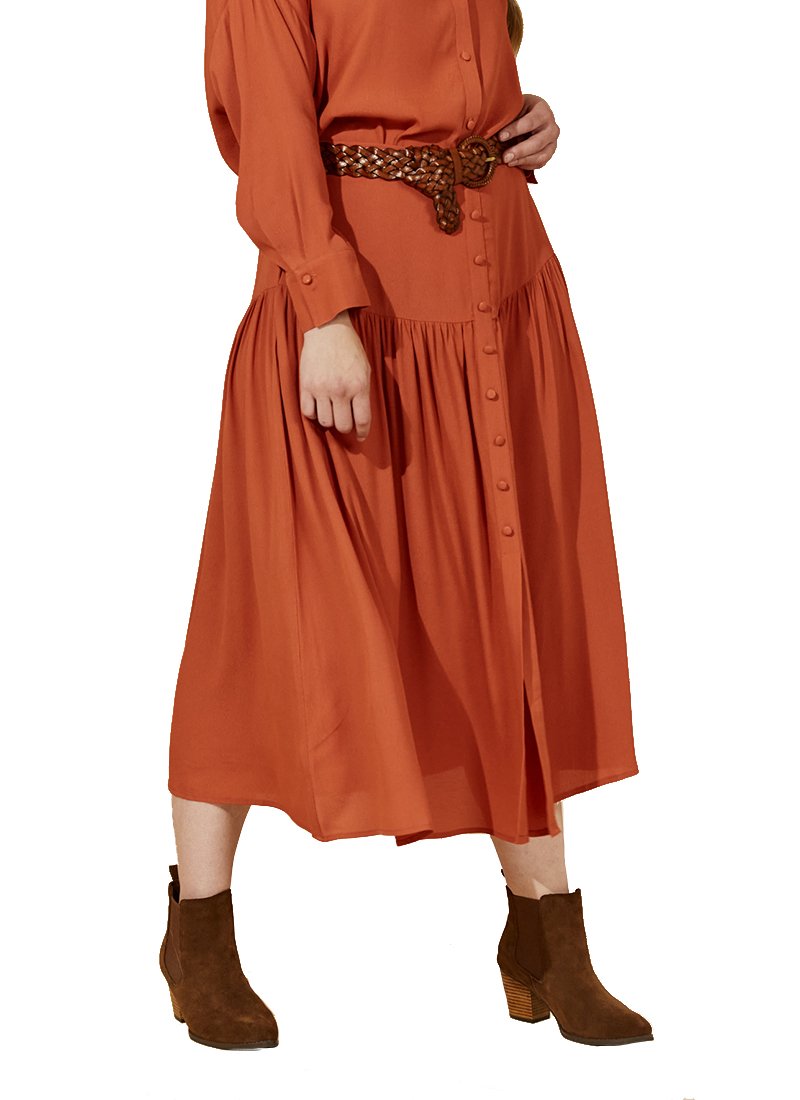 Isle Of Mine Prosper Skirt Rust Shop Isle Of Mine Online