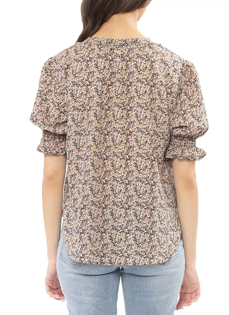 seeking lola butterfly check top