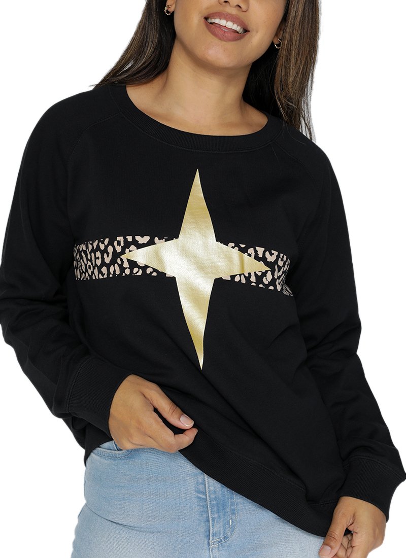 Stella + Gemma Gold Star Sweatshirt 