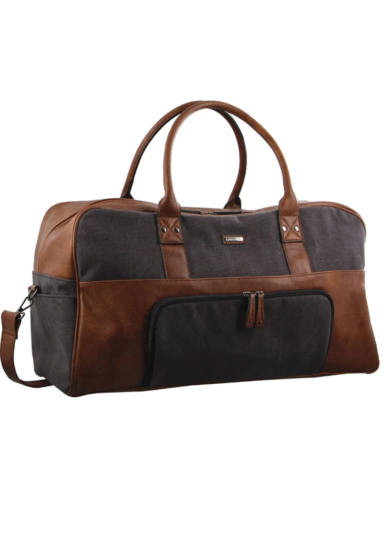 Pierre Cardin Canvas Overnight Bag Black Shop Pierre Cardin Online
