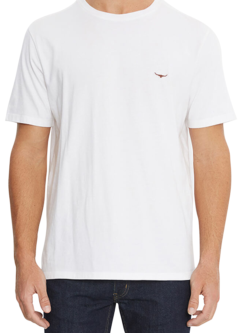 RM Williams Parson T-shirt // White | Buy Online at Mode.co.nz