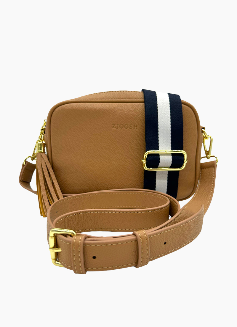 Zjoosh Ruby Sports Cross Body Bag Caramel Shop Zjoosh Online