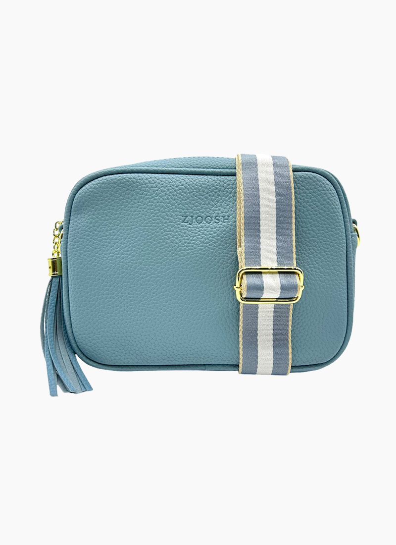Zjoosh Ruby Sports Cross Body Bag Dusty Blue Shop Zjoosh Online
