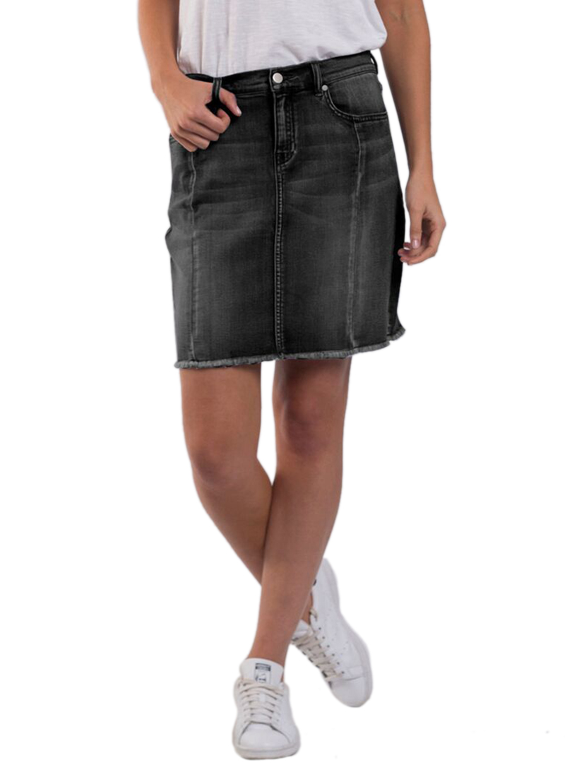 Black denim skirt nz Clearance