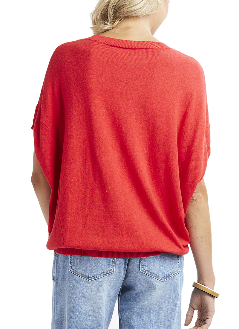 jeans with three red lines