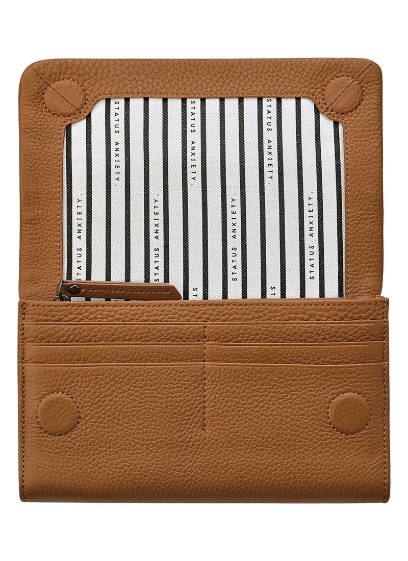 Status Anxiety Remnant Wallet Tan Buy Online at Mode.co.nz