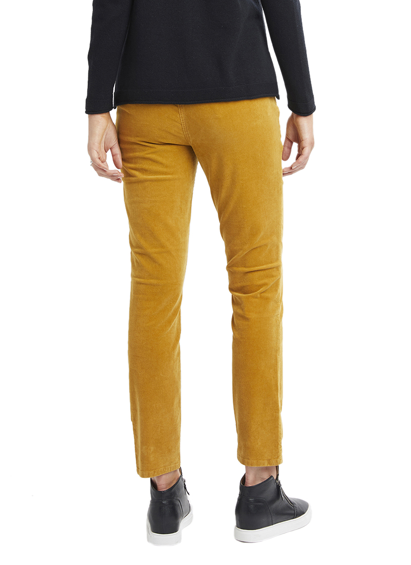 straight leg cord trousers
