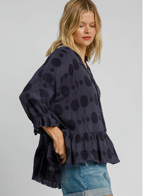 Camina Dotted Top