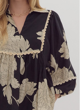 Carmen Floral Print Blouse