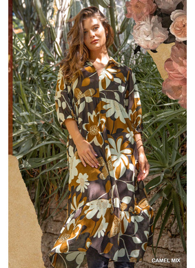 Lucy Floral Midi Dress