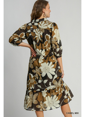 Lucy Floral Midi Dress