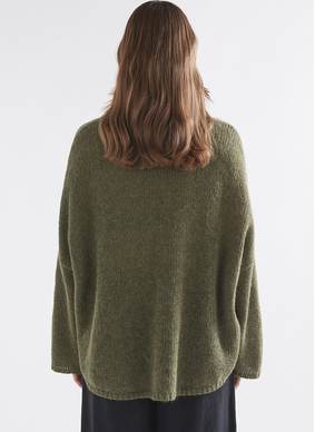 Elk Agna Sweater - Dark Olive