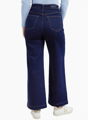 Foxwood Sarah Wide Leg Jean - Indigo