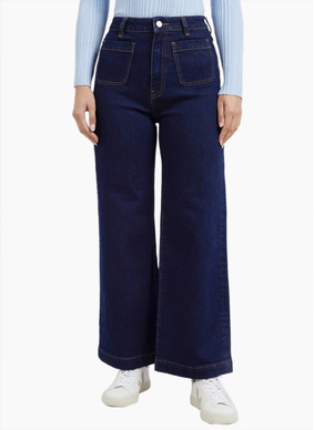 Foxwood Sarah Wide Leg Jean - Indigo