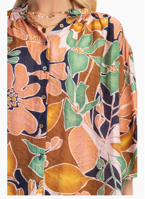 Rhea Floral Print Blouse