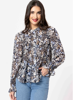 Seeking Lola Bonita Top - Woodland Blossom