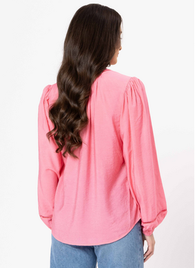 Seeking Lola Sylvie Top - Peony