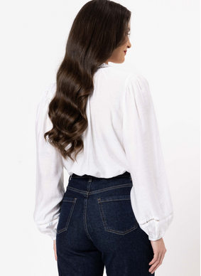 Seeking Lola Sylvie Top - White