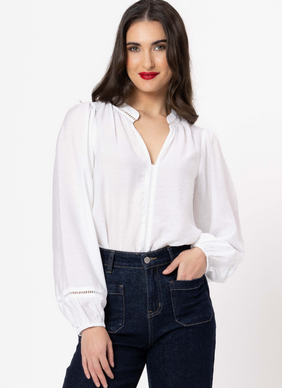 Seeking Lola Sylvie Top - White