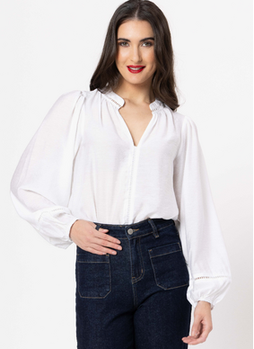 Seeking Lola Sylvie Top - White