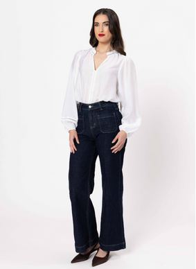 Seeking Lola Sylvie Top - White
