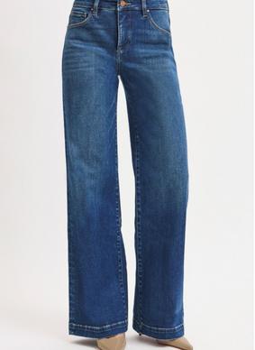 Scottie Mid Rise Wide Leg Jean