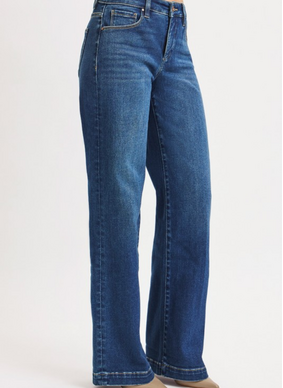 Scottie Mid Rise Wide Leg Jean