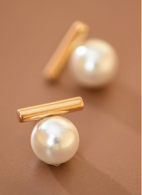 Pearl Stud Earrings