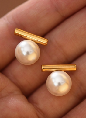 Pearl Stud Earrings