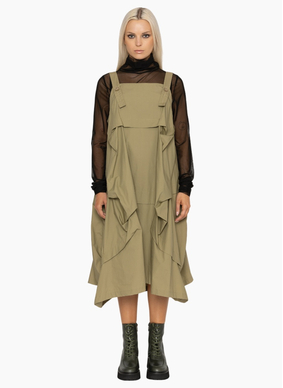 Bone and Arrow 6015 Valen Dress - Khaki