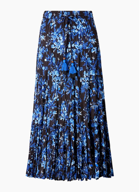 Joe Brown AUTUMN BLUES MAXI SKIRT-BLUE