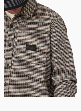 Just Another Fisherman TOOTH OVER SHIRT - BROWN