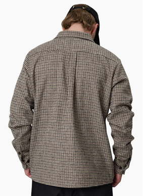 Just Another Fisherman TOOTH OVER SHIRT - BROWN