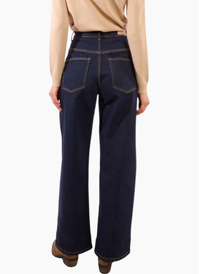 Molly Bracken Pleated Cuffed Jeans