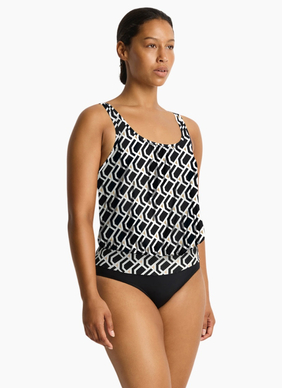 Sea Level Costa Blouson Tank Multifit Tankini