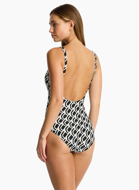Sea Level Costa Chain Link Longline One Piece