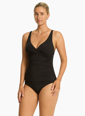 Sea Level Cross Front Multifit Tankini