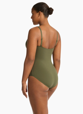 Sea Level Essentials Cross Front Multifit One Piece