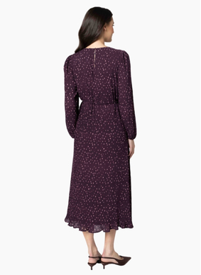 Seeking Lola Cat Walk Maxi Shift Dress - Cranberry Crush