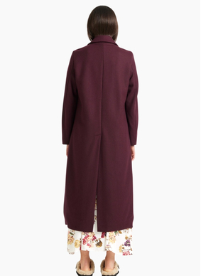 Tuesday Label Archer coat-Merlot
