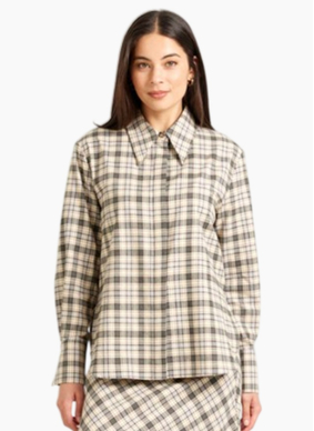 Tuesday Label George Shirt | Soft Plaid