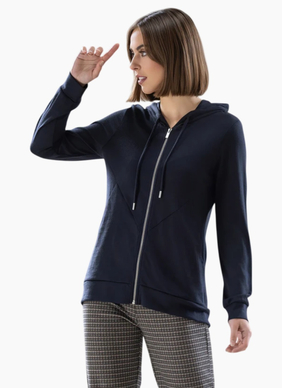 Vassalli Shield Merino Hoodie - Midnight