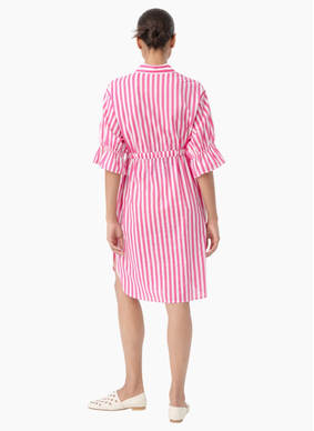 Blacklist 3058 Vena Shirt Dress - Pink Stripe