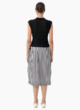 Blacklist 3069 Cooper Skirt - Black Stripe