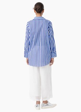 Blacklist 7011 Flora Shirt - Blue Stripe