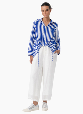 Blacklist 7011 Flora Shirt - Blue Stripe